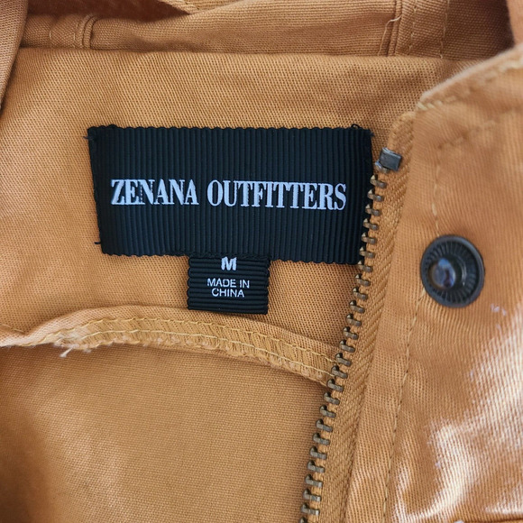 Zenana Outfitters‎ Women's Vest Gorpcore Hoodie Size M Mustard Yellow - Picture 8 of 11